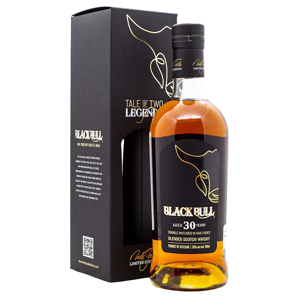 Black Bull Aged 30 Years Tale of Two Legends Nick Faldo Limited Edition