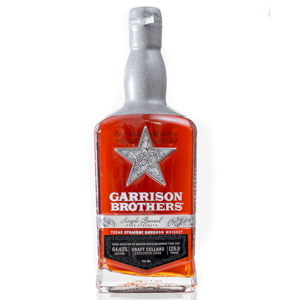 Garrison Brothers Single Barrel 128.9 Proof Craft Cellars Private Barrel