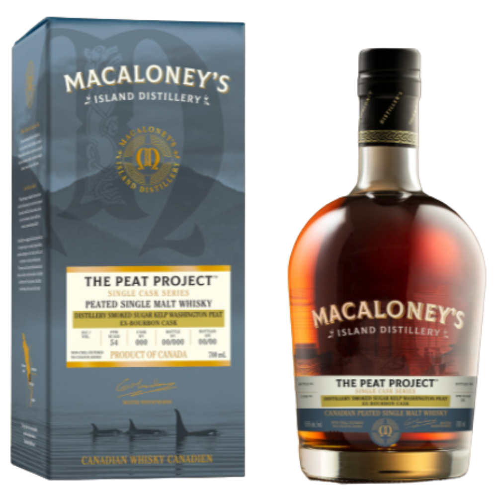 Macaloney's Peat Project Canadian Single Malt Whisky