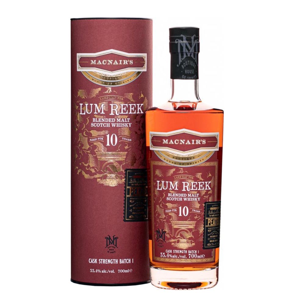 MacNair’s Lum Reek 10 YO Cask Strength Batch 1 (Glenallachie)