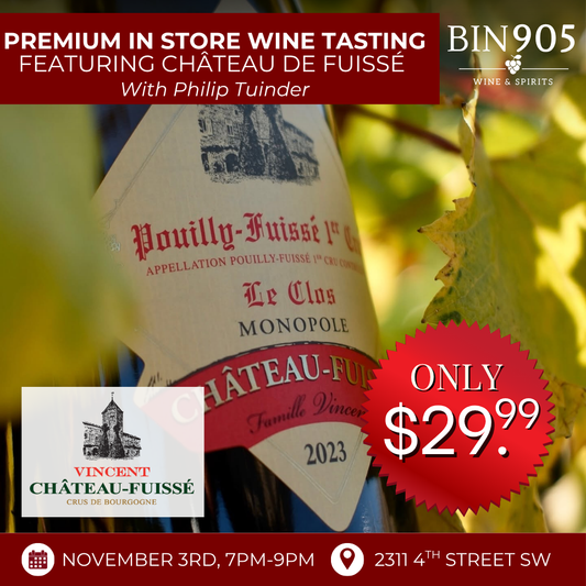 Fine Wine In-Store Tasting with Château de Fuissé Nov.3