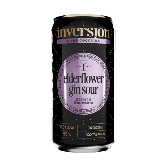 Inversion Nitro Elderflower Gin Sour
