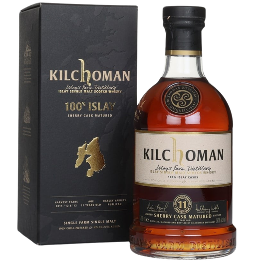 Kilchoman 100% Islay 11 Year Old  Sherry Cask Finish