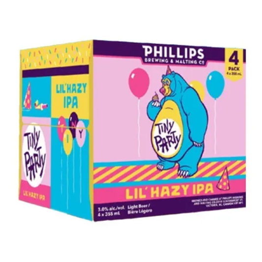 Phillips Tiny Party Lil' Hazy IPA 4PK