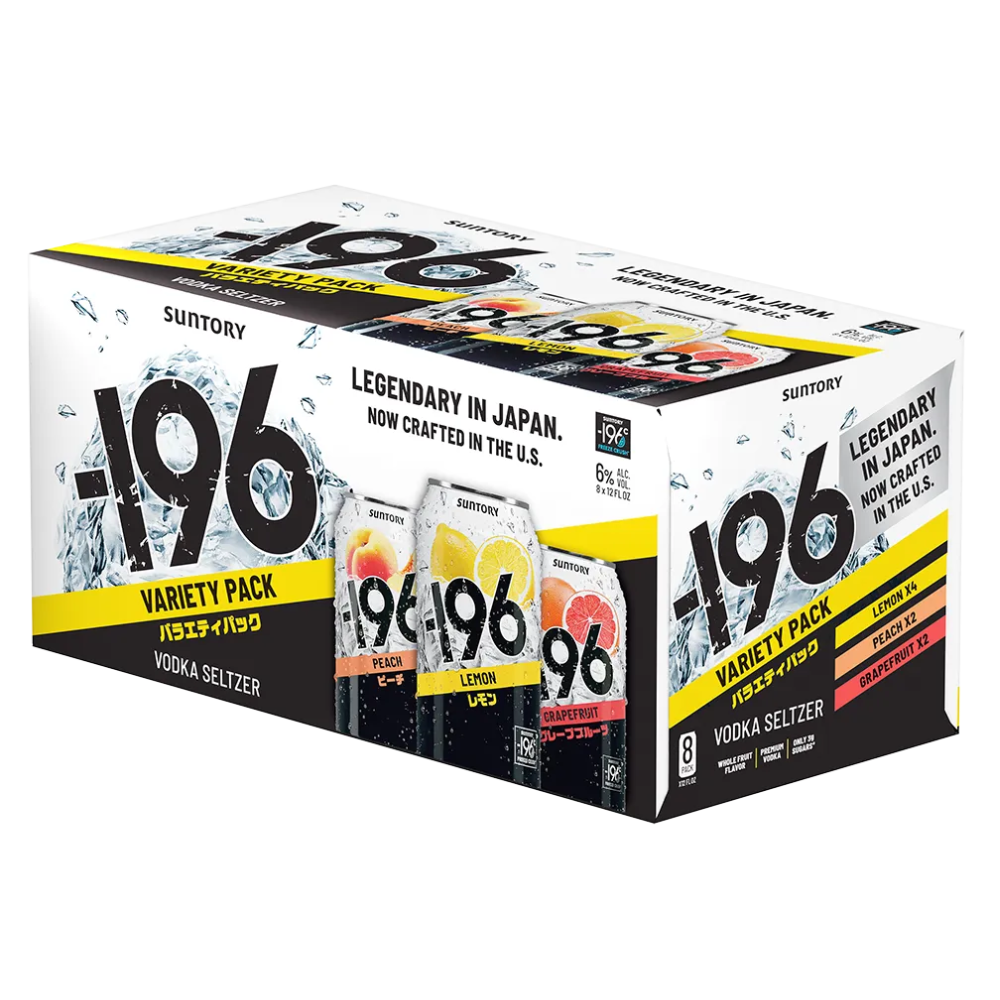 Suntory -196 Mixed Pack Vodka Seltzer 8x355mL