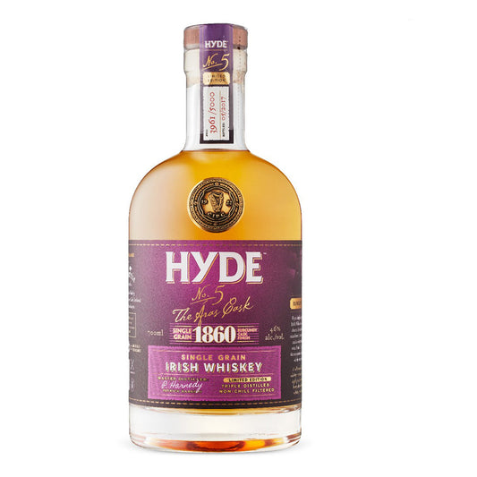 Hyde 1860 Grain With Bugundy Finish 6 Year Old Irish Whiskey